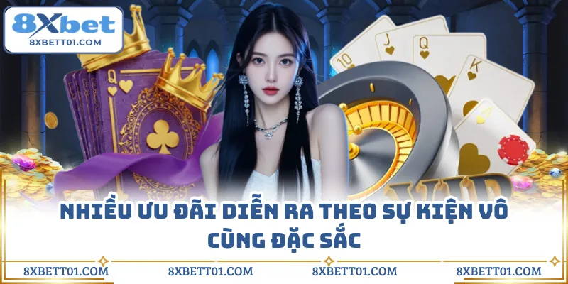 Nhiều ưu đãi diễn ra theo sự kiện vô cùng đặc sắc